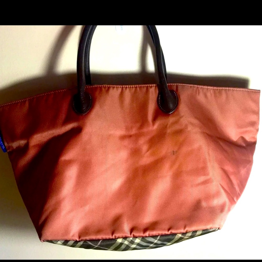 Burberry Orange Handle Bag